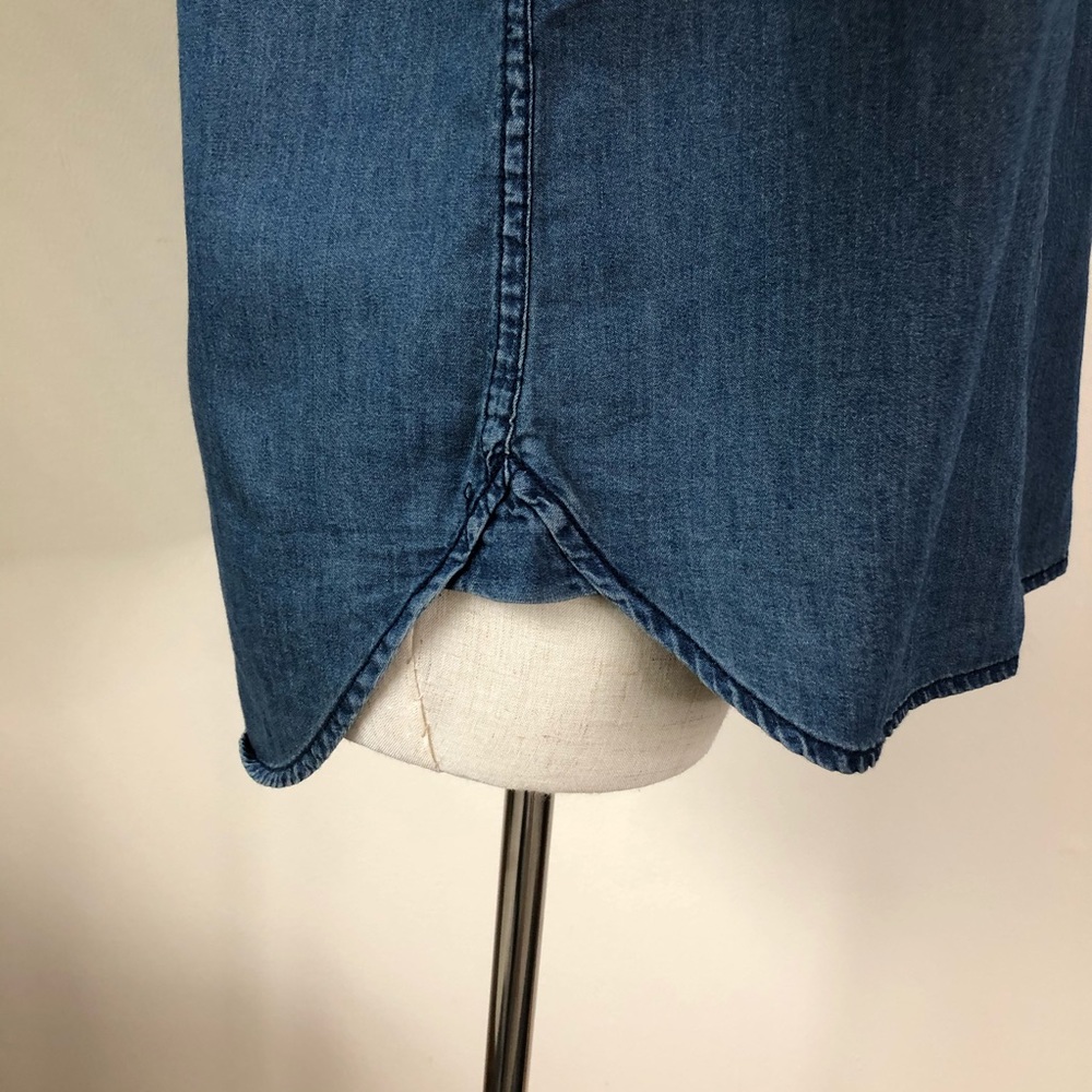 NWT Prince & Fox l Chambray Button Down Shirt S - Picture 6 of 10